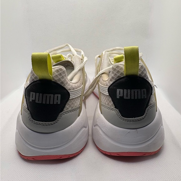 Puma Womens Sneakers - White, Yellow, and Gray - Picture 6 of 8
